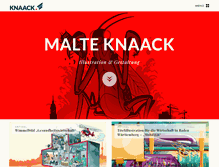 Tablet Screenshot of malteknaack.com